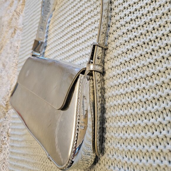 Zara Metalic Shoulder Bag - Picture 1 of 6